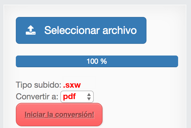 Comment convertir SXW en PDF en ligne